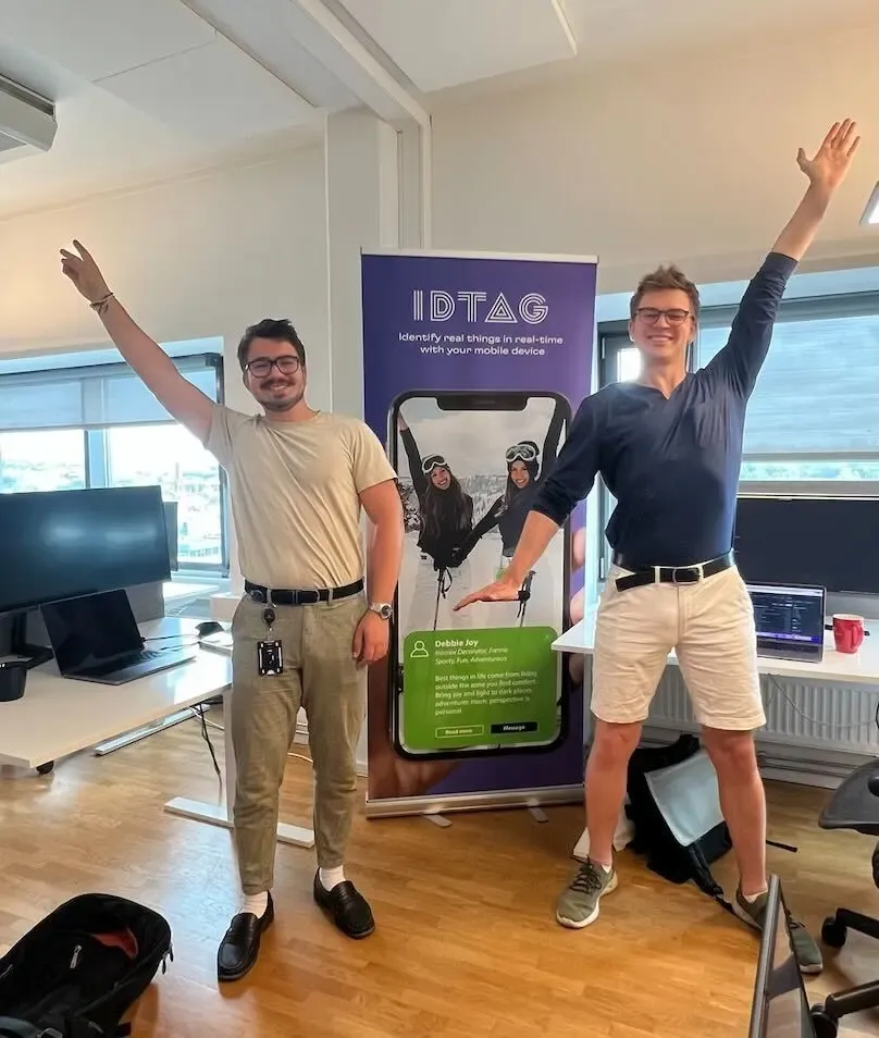 Sommerstudenter på kontoret